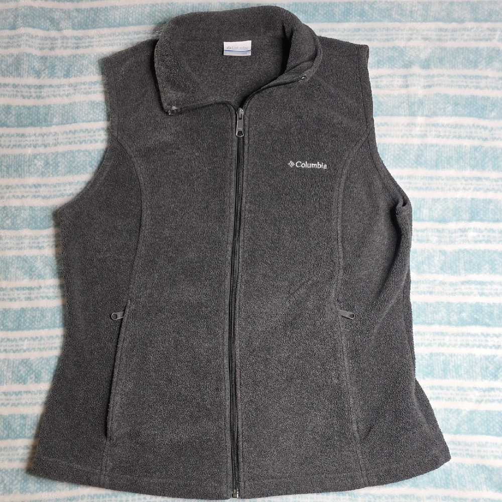 Columbia Charcoal Fleece Vest